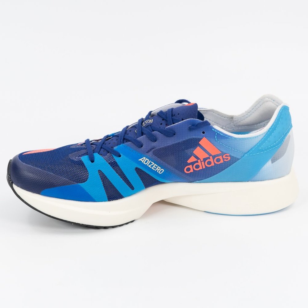 Adidas Adizero Takumi Sen 8 'Legacy Indigo Turbo' GZ0182 2021 Running size 9.5 - Picture 3 of 9